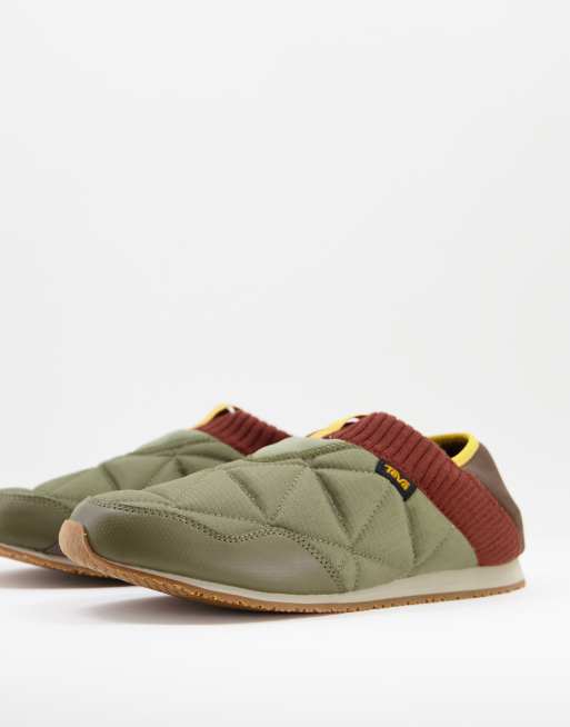 TEVA re ember moc trainers in khaki ASOS