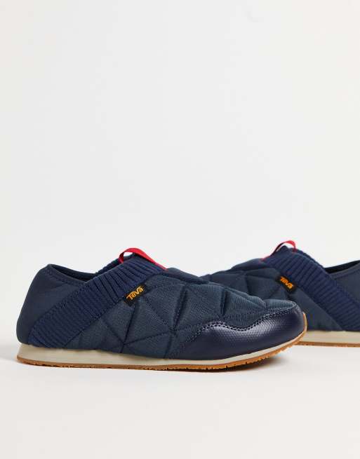 TEVA re-ember moc trainers in navy