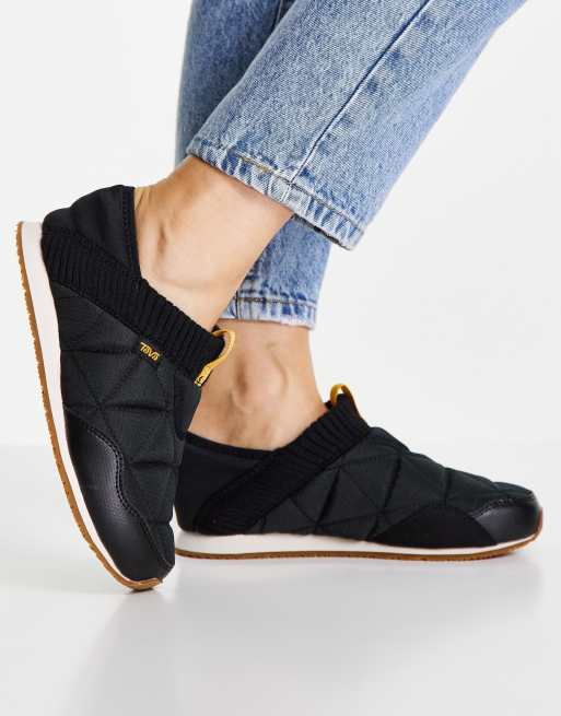 Teva Re Ember padded flat shoe in black ASOS