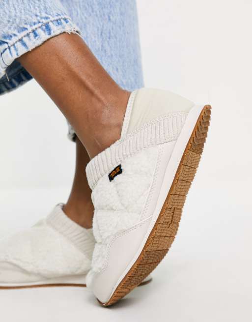 Teva Re Ember padded flat shoes in birch ASOS