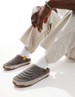 Teva ReEmber Terrain slip on padded mules in grey - view 1