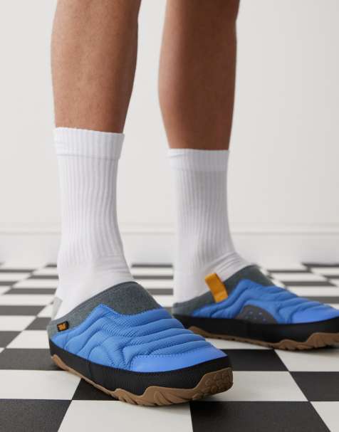 Teva ReEmber Terrain slip on padded shoes in blue - view 1
