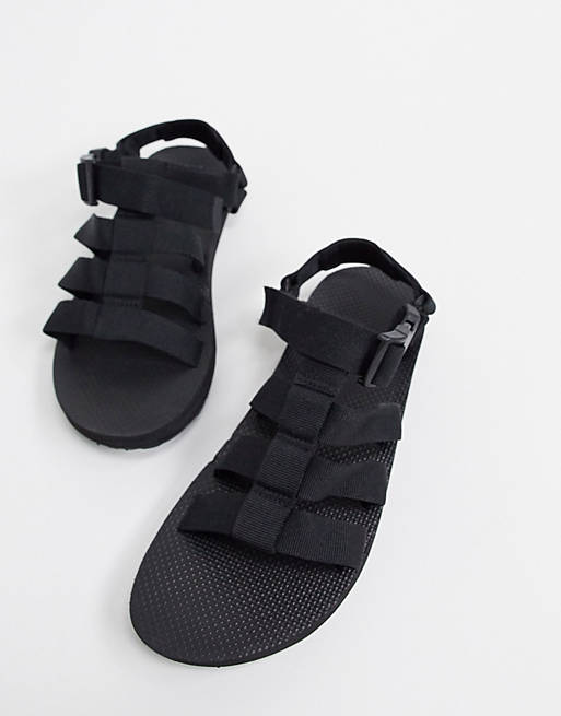 Teva sandals with clasp in black | ASOS