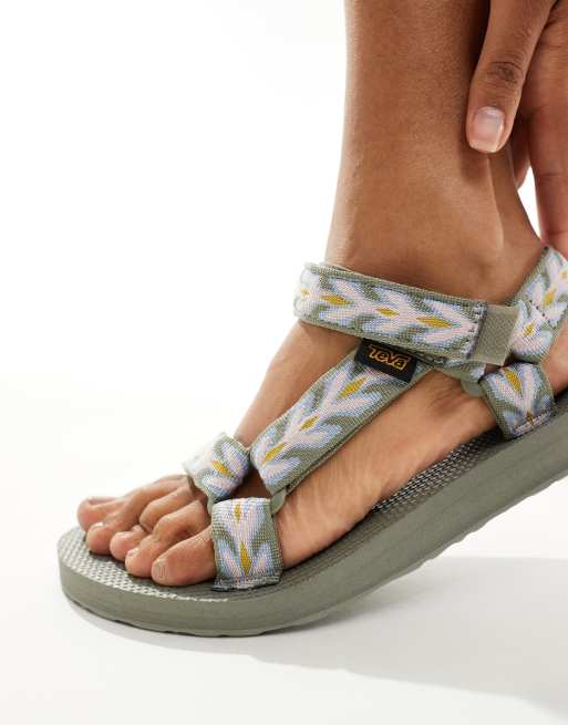 Teva Universal 2010s revive sandals in olive multi