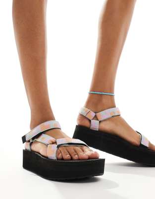 Teva Universal flatform sandals in multi