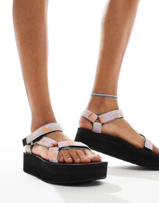 Teva Universal flatform sandals in multi ASOS