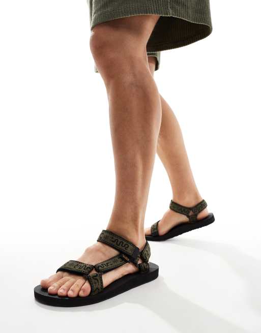 Teva Universal original sandals in olive bandana print