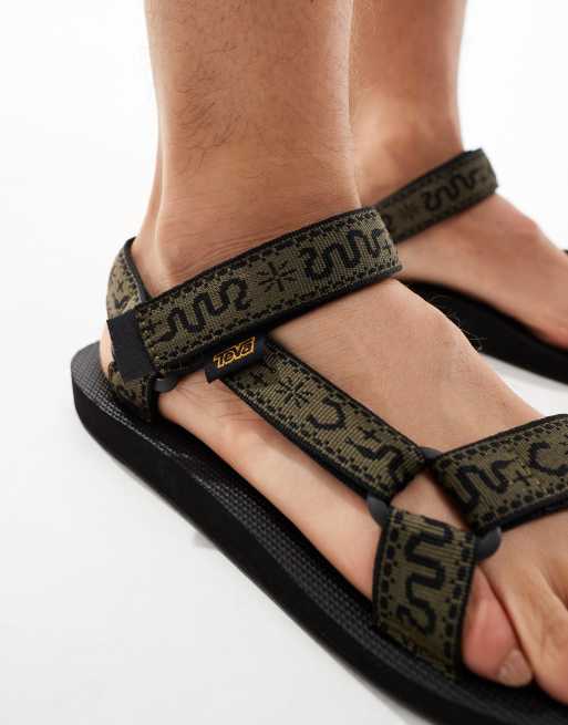 Teva Universal original sandals in olive bandana print, 2 of 4