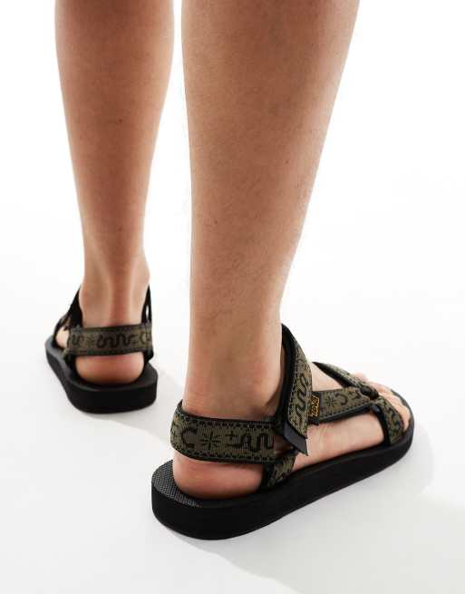 Teva Universal original sandals in olive bandana print, 3 of 4