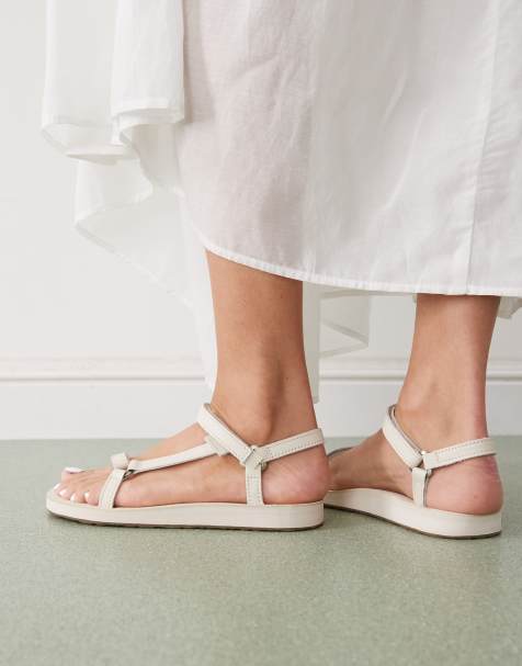 Teva Universal slim Lea sandal in birch - view 1