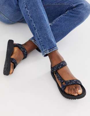 navy teva sandals