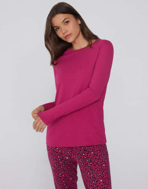 Tezenis 100% cotton t-shirt in magenta - view 1