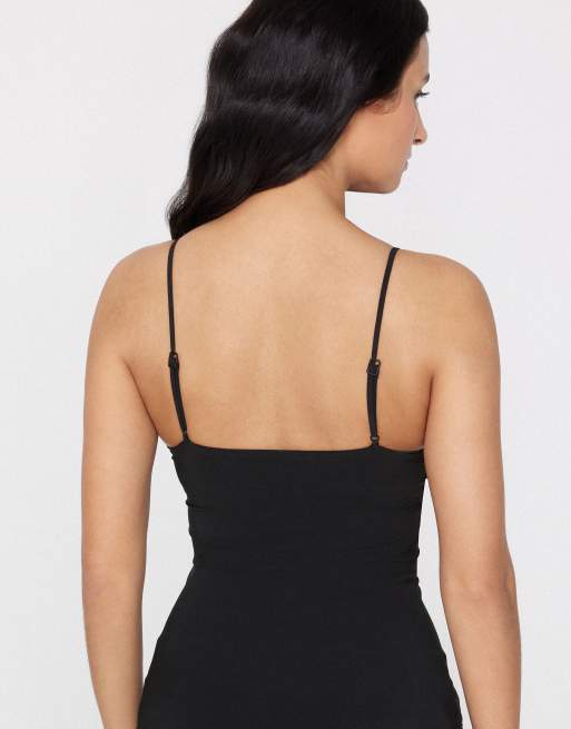 Tezenis 2 in 1 natural lifting adjustable straps in black, 2 of 5