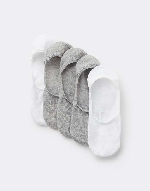 Tezenis 5 pairs of cotton shoe liners in multicolor