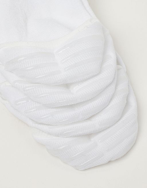 Tezenis 5 pairs of cotton shoe liners in white , 3 of 3