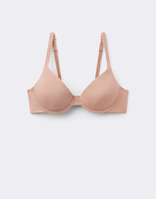 Tezenis Athens cotton push-up bra in beige, 5 of 5