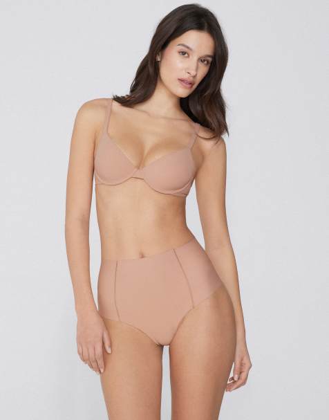 Tezenis Athens microfibre push-up bra in beige - view 1