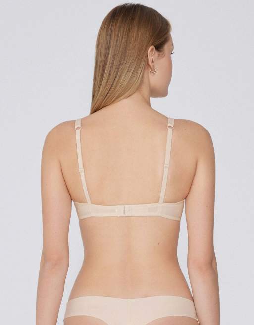 Tezenis Athens microfibre push-up bra in ivory, 2 of 5