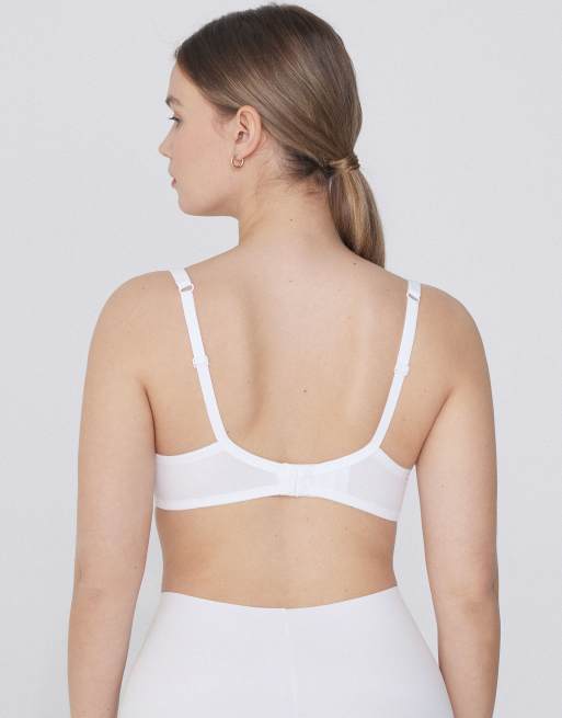 Tezenis Athens microfibre push-up bra in white, 2 of 5