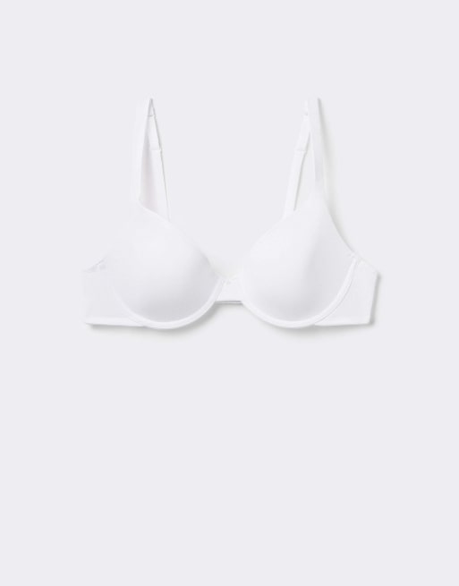 Tezenis Athens microfibre push-up bra in white, 5 of 5