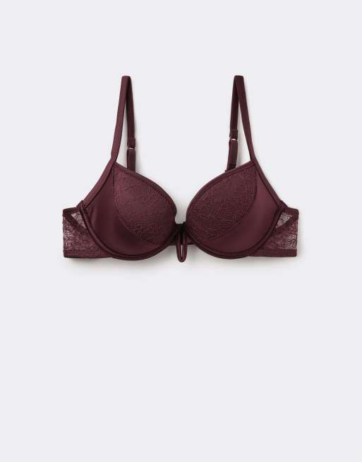 Tezenis Athens mistery essence push-up bra in precious ruby, 5 of 5