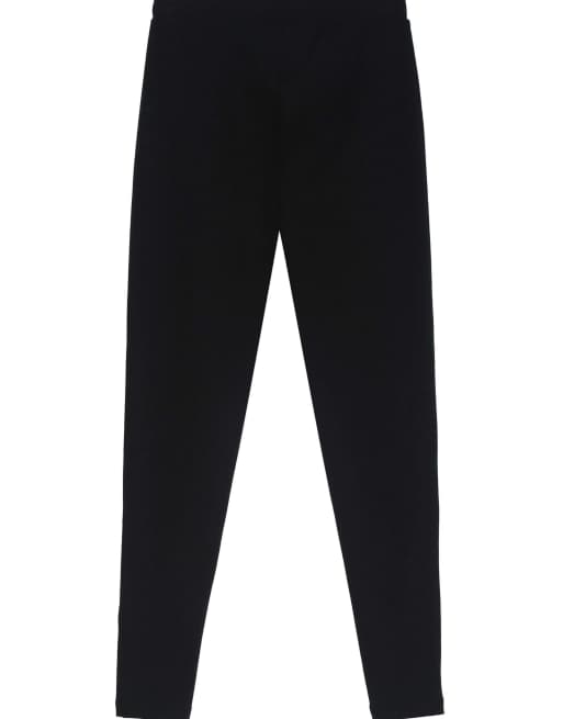 Tezenis Basic cotton leggings in black, 6 of 6
