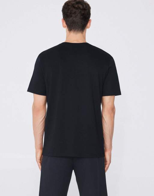 Tezenis Basic relaxed-fit cotton t-shirt in black, 2 of 6