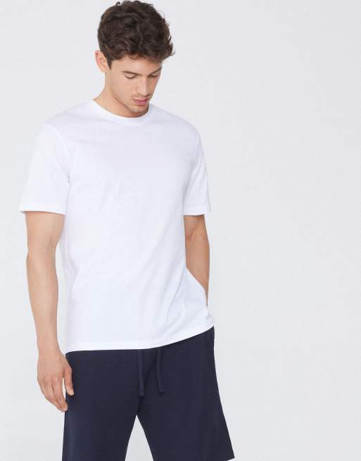Tezenis Basic relaxed-fit cotton t-shirt in white, 4 of 6