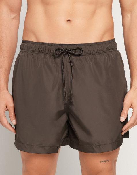 Tezenis Basic swimming shorts in marrone - view 1
