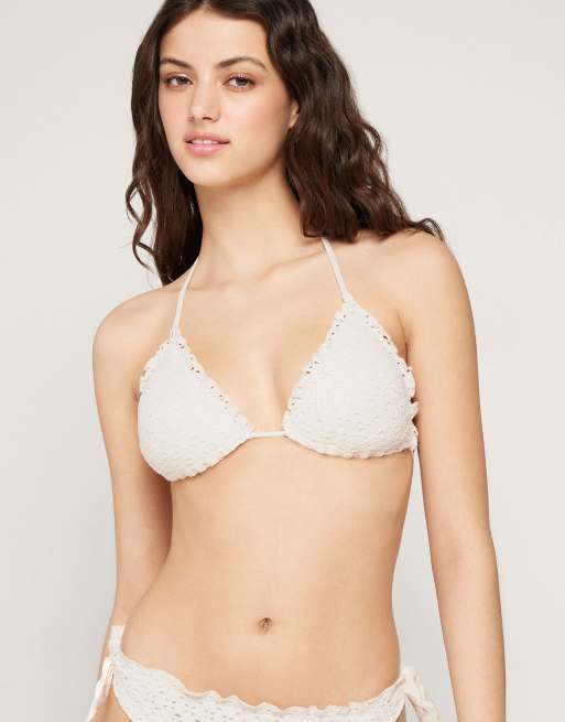 Tezenis mix & match boho style bikini in natural white, 2 of 5