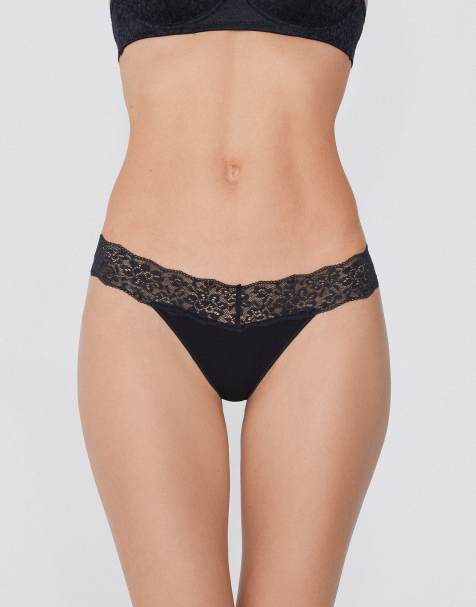 Tezenis Brazilian briefs in black - view 1
