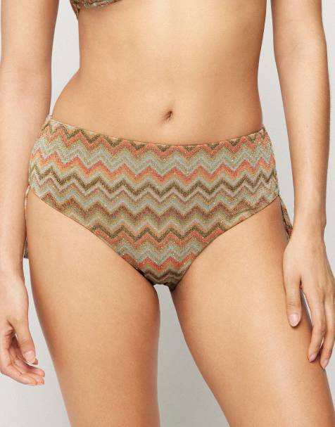 Tezenis Briefs high drawstring luxury chevron in multicoloured chevron print - view 1