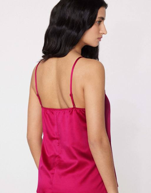 Tezenis Camisole with narrow shoulder straps in aurora pink, 2 of 5