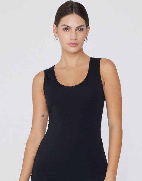 Tezenis Camisole with wide straps in black