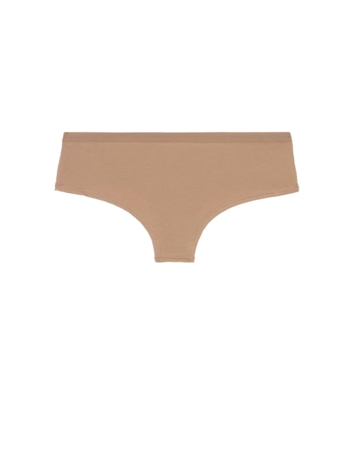Tezenis Cotton french knickers in beige, 6 of 6