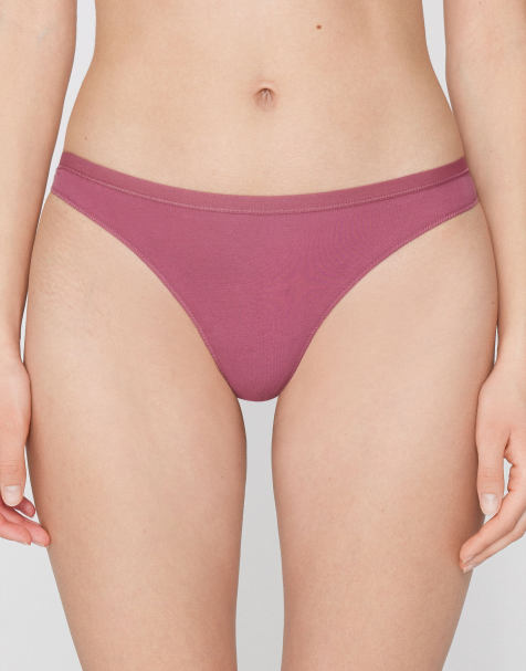 Tezenis Cotton g-string in cameo pink - view 1