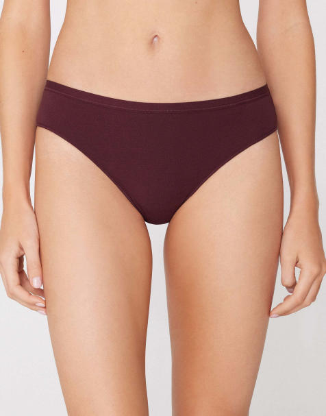 Tezenis Cotton knickers in precious ruby - view 1