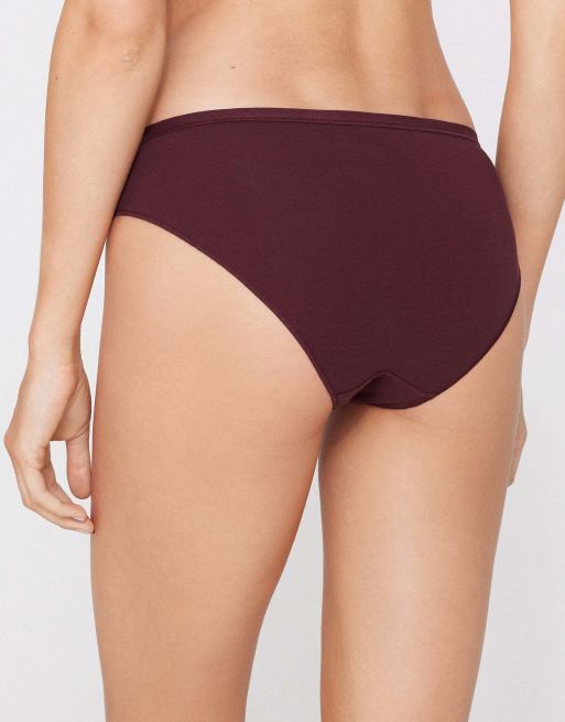 Tezenis Cotton knickers in precious ruby, 2 of 5