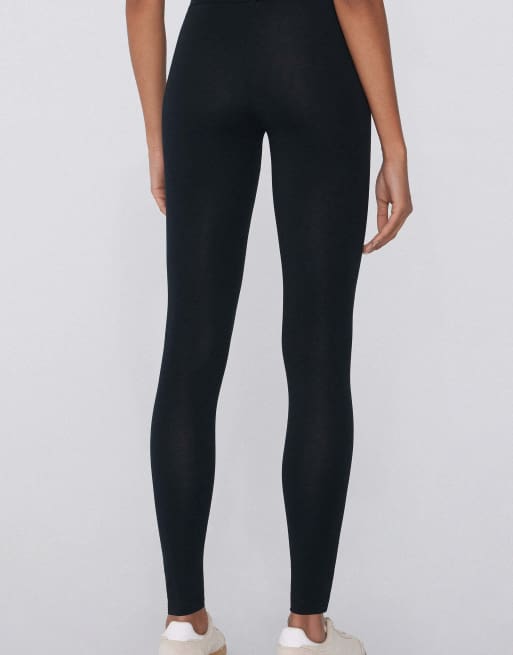 Tezenis Cotton leggings in black, 2 of 6