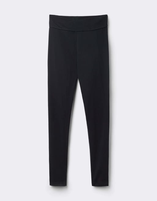 Tezenis Cotton leggings in black, 5 of 6