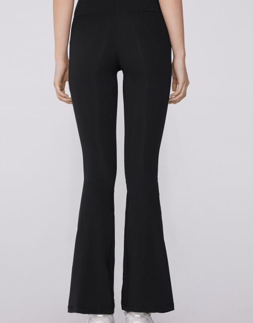 Tezenis Flared shaping leggings in black, 2 of 5
