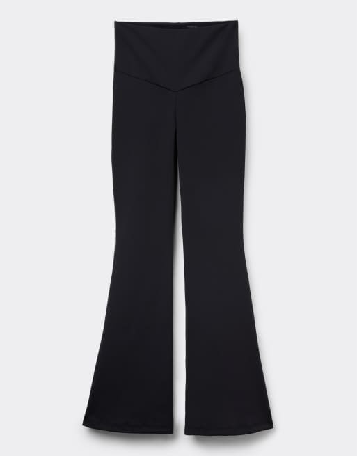 Tezenis Flared shaping leggings in black, 5 of 5