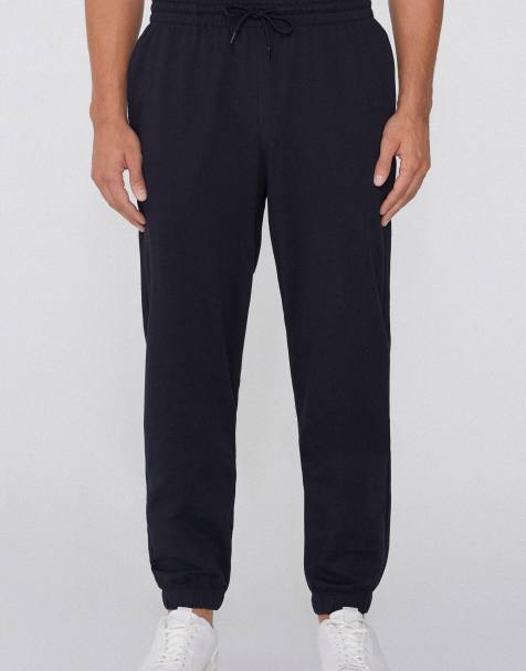 Tezenis Fleece trousers with pockets in dark blue - view 1