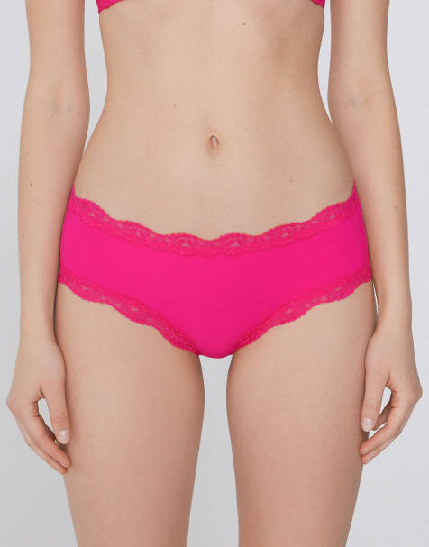 Tezenis French knickers in bright fuchsia - view 1