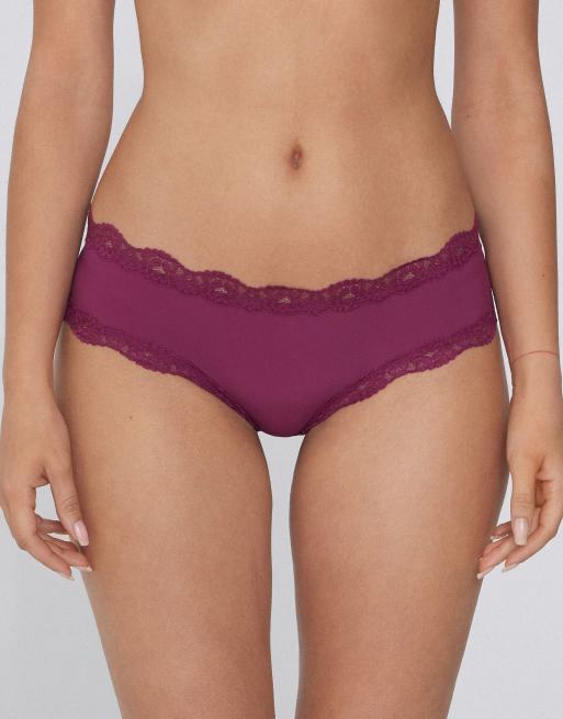 Tezenis French knickers in burgundy