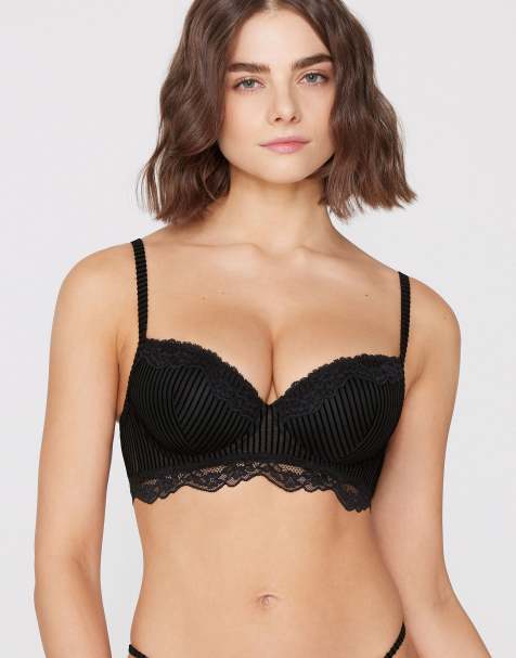 Tezenis Glam rib in black - view 1
