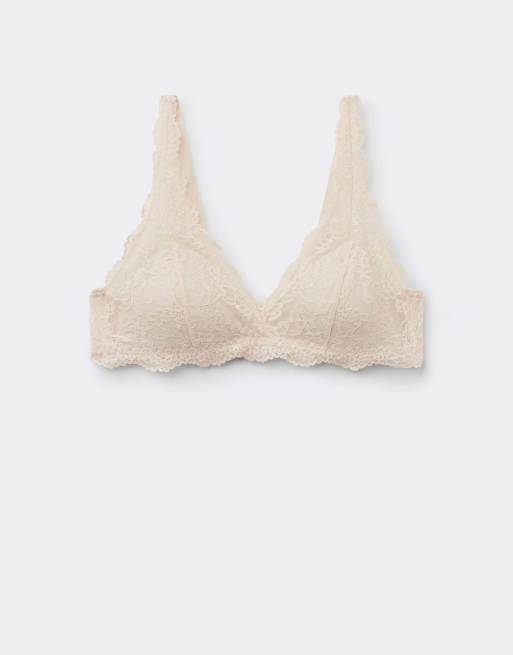 Tezenis Havana lace triangle bra in ivory, 5 of 5