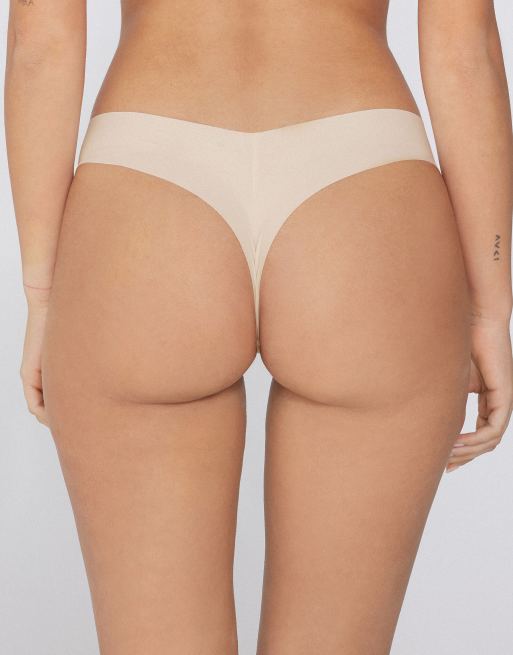 Tezenis High-leg laser-cut brazilian briefs in ivory, 2 of 5