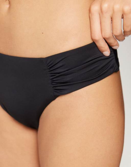 Tezenis High-waist brazilian bikini in black, 2 of 2