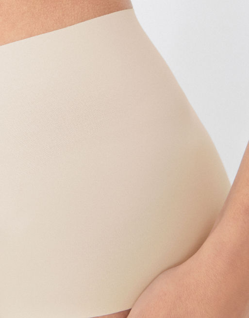 Tezenis High-waist laser-cut french knickers in ivory, 4 of 4